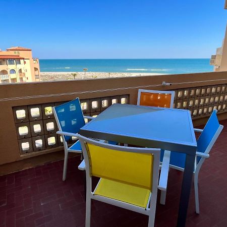 Elégant appartement vue mer wifi parking Le Barcarès Exterior foto